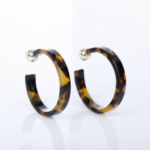 【送料無料】ジュエリー・アクセサリー イヤリングクレオールネイルリングスケールカラータートルレガーboucles doreilles clou gros creole large anneau couleur ecaille tortue leger m3