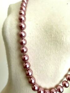【送料無料】ジュエリー・アクセサリー コリアーローズノイフcollier fausse perle vieux rose neuf