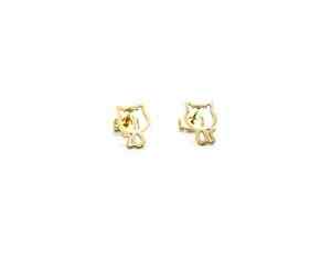 【送料無料】ジュエリー・アクセサリー ゴールデンスチールコンターコンターキャットイヤリングbo1225f boucles doreilles chat contour acier dore 13,125円