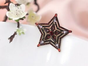 【送料無料】ジュエリー・アクセサリー ゴールデンスターレッドスターバイオレットレトロクラスbroche dore etoile cristal rouge violet retro class xz6 14,024円