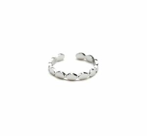 【送料無料】ジュエリー・アクセサリー シルバースチールオーバルファインウェービングリングbg583f bague fine ondulee avec ovales acier argente