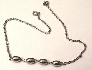 【送料無料】ジュエリー・アクセサリー ヴィンテージジュエルネックレスビーズフルオリーブローディーシルバーcollier bijou vintage perles pleine olive couleur rhodie argent * 4830