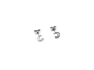 【送料無料】ジュエリー・アクセサリー ムーンイヤリングスターコンターシルバースチールbo1216f boucles doreilles lune et etoile contour acier argente