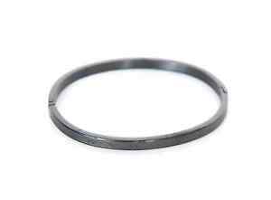 【送料無料】ジュエリー・アクセサリー ヨンクスチールブレスレットローマフィギュアダークグレーbc315a bracelet jonc acier chiffres romains graves gris fonce