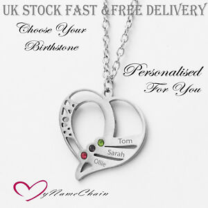 【送料無料】ジュエリー・アクセサリー パーソナライズハートネックレスシルバージュエリーpersonnalise coeur naissance collier tout nom grave argent cadeau bijoux