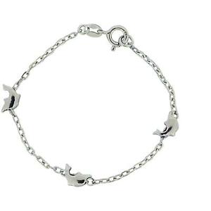【送料無料】ジュエリー・アクセサリー トックガールズシルバースターリングドーフィンブレロックブレスレットtoc filles argent sterling dauphin breloque bracelet 178cm 15,584円