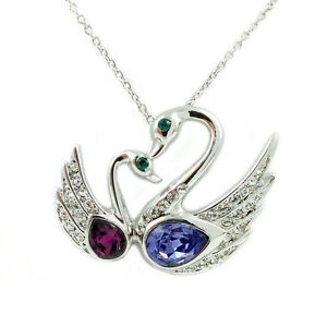 【送料無料】ジュエリー・アクセサリー ジュエリーファッションゴールドメッキホワイトスワンカラーmode bijoux 18k plaque or blanc cygne collier fn080