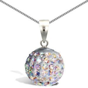 【送料無料】ジュエリー・アクセサリー ジュエルコロンドンシルバースターリングクリスタルペンダントブレロックチェーンjewelco london argent sterling cristal pendentif breloque 457cm chain