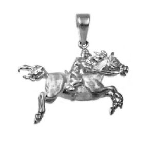 【送料無料】ジュエリー・アクセサリー シルバースターリングホースランナーソリッドペンダントブレロックメイドインargent sterling cheval coureur 3d solide pendentif breloque,fait aux usa,18