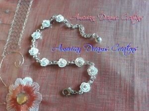 【送料無料】ジュエリー・アクセサリー ブラッチャレコンピンクbracciale con rose, bracelet roses