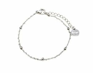 【送料無料】ジュエリー・アクセサリー ファインチェーンブレスレットミニシルバースチールボールbc2888f bracelet fine chaine mini boules acier argente