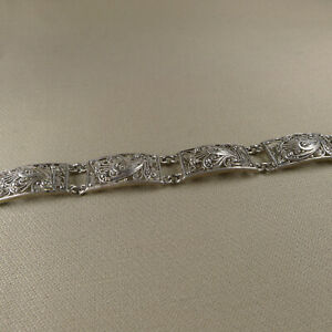 【送料無料】ジュエリー・アクセサリー シルバーブレスレットbracelet en argent filigrane