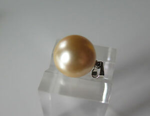 【送料無料】ジュエリー・アクセサリー ペルルペンダンテンティフサウスシーシェルパールズpendentif perle or 15mm south sea shell pearls