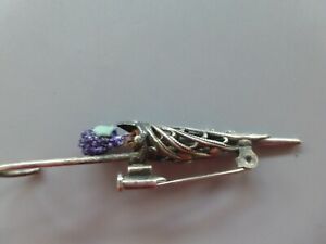 【送料無料】ジュエリー・アクセサリー ブローチクラスプbroche ancienne metal 3,87gr 7x1,5 cm tbe fermoir ok