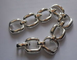 【送料無料】ジュエリー・アクセサリー ブレスレットビッグリンクスプラークアージェントbracelet neuf gros maillons plaque argent 19,5 cms