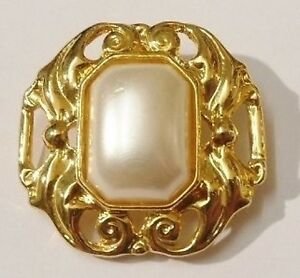 【送料無料】ジュエリー・アクセサリー アクセサリークリップクリップヴィンテージレトロカラービーズリリーフpince accessoire clips broche bijou vintage retro couleur or perle relief *1770