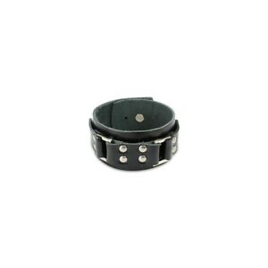 【送料無料】ジュエリー・アクセサリー ブラックレザーベルトストラップbracelet cuir noir ceinture