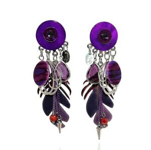 【送料無料】ジュエリー・アクセサリー ボームイヤリングパロマバイオレットbohm boucles doreilles paloma violet