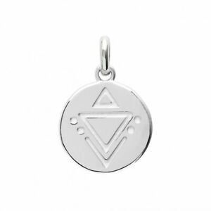 【送料無料】ジュエリー・アクセサリー ローディエシルバーペンダントメダルpendentif en argent rhodie petite medaille triangles ciseles
