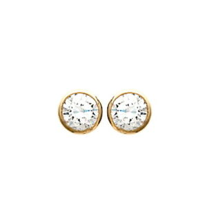 【送料無料】ジュエリー・アクセサリー イヤリングメッキゴールドジルコニウムラウンドboucles d oreilles clous plaque or zirconium rond