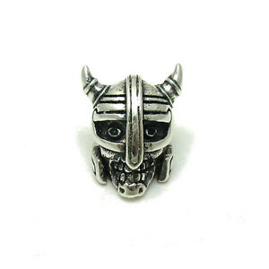 【送料無料】ジュエリー・アクセサリー ソリッドビーズバイキングスカルスターリングシルバーsterling silver pendant solid 925 bead viking skull pe001103 empress