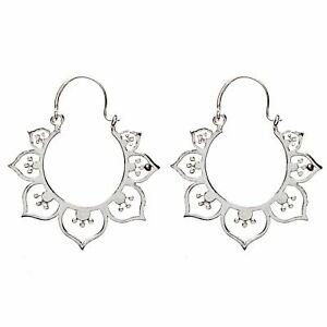 【送料無料】ジュエリー・アクセサリー ライトントンシルバーロータスエスニックイヤリング81stgeneration femmes laiton ton argent lotus ethniques boucles doreilles 13,476円