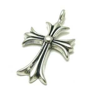 【貨物輸送無料】宝飾品・付属物 ソリッドクロスエンプレススターリングシルバーsterling silver pendant solid 925 cross pe001077 empress