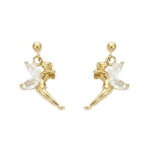 【送料無料】ジュエリー・アクセサリー イヤリングクラスメッキゴールドロディエジルコニウムフェアリーエルフboucles doreilles clous plaque or rhodie zirconium fee elfe 17 x 10 mm