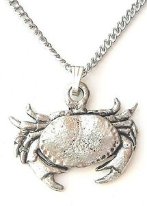 【貨物輸送無料】宝飾品・付属物 スクリプトスズカニハンドメイドハンドcrabe pendentif fait main en etain massif au  gratuit ecrin cadeau