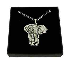 【貨物輸送無料】宝飾品・付属物 スズリードボックスペンダントelephant pendentif en boite cadeau fait main sans plomb etain massif インチ the gb