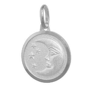 【送料無料】ジュエリー・アクセサリー シルバースターリングムーンスターペンダントブレロックイタリアargent sterling lune amp; pendentif etoile breloque,fabrique en italie,18