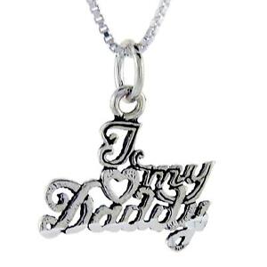 【送料無料】ジュエリー・アクセサリー シルバースターリングワードペンダントブレロックイタリアボックスargent sterling i love my papa mot pendentif breloque,18 italien box