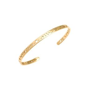 【送料無料】ジュエリー・アクセサリー ブレスレットジョンクゴールドスチールikita bracelet jonc constellation etoiles acier or