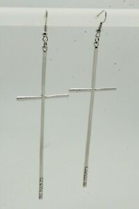 【送料無料】ジュエリー・アクセサリー ファッションジュエリーイヤリングシルバーメタルクロスブリングfemme mode bijoux boucles doreilles argent metal religieux croix bling weekend 13,986円