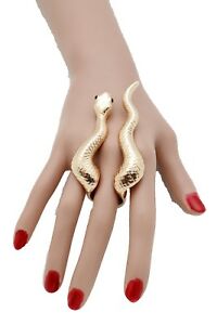 【送料無料】ジュエリー・アクセサリー ファッションスズジュエリーゴールデンメタルリングラップスネークワンサイズfemme mode bijoux etain metal dore bague senroule serpent deguisement un size