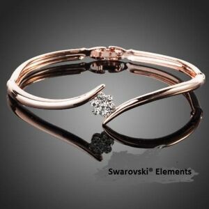【送料無料】ジュエリー・アクセサリー ジュエルブレスレットラッシュメッキイエローゴールドジルコニウムbijou bracelet jonc luxueux plaque or jaune zirconium transparent top qualite