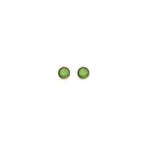 【送料無料】ジュエリー・アクセサリー イヤリングステムゴールドメッキクリスタルペリドットboucles doreilles tiges plaque or cristal 4mm peridot