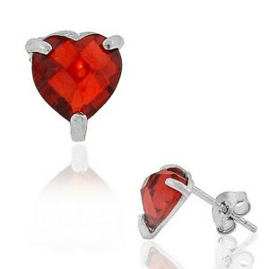 【送料無料】ジュエリー・アクセサリー シルバースターリングレッドジルコネクリスタルレディースラブハートイヤリングargent sterling rouge cristaux zircone femmes amour coeur boucles doreilles