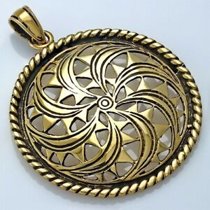 【送料無料】ジュエリー・アクセサリー ファンタジーペンダントブロンズサークルファンタジーpendentif fantaisie cercle bronze fantaisie