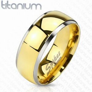 【送料無料】ジュエリー・アクセサリー ゴールデンチタンリングドームbague titane doree dome