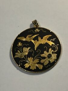 【送料無料】ジュエリー・アクセサリー ジュエリーペンダントbijoux joli pendentif ancien doree oiseaux 9439