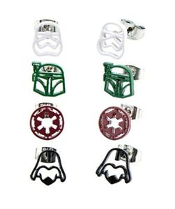 【送料無料】ジュエリー・アクセサリー スターウォーズイヤリングセットstar wars imperial empire forces boucles doreilles ensemble de 4