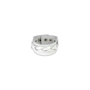 【送料無料】ジュエリー・アクセサリー ストランドホワイトレザーストラップbracelet cuir blanc avec brin tresse 13,286円