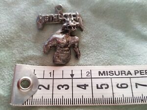 【送料無料】ジュエリー・アクセサリー メタロラロペンデンテシオンドロメタリカヴィンテージmetallica vintage rare pendant raro pendente ciondolo in metallo year 80