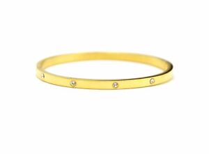 【送料無料】ジュエリー・アクセサリー ストラスゴールデンスチールファインジョンクブレスレットbc1798f bracelet jonc fin acier dore orne de strass