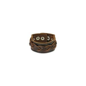 【送料無料】ジュエリー・アクセサリー ストランドブラウンbracelet cuir marron avec brin tresse