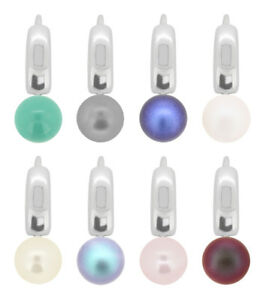 【送料無料】ジュエリー・アクセサリー スターリングシルバーイヤリングフックパールスワロフスキーRクリスタルsterling silver earrings hooks made with 5818 8mm pearls swarovskiR crystals