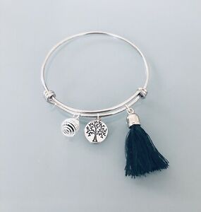 【送料無料】ジュエリー・アクセサリー ヨウクツリーライフブレスレットジュエリーアイデアbracelet jonc arbre vie a parfumer en acier inoxydable, bijou femme, idee cadeau