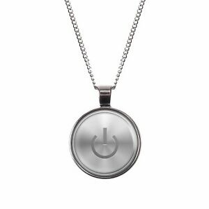 【送料無料】ジュエリー・アクセサリー シルバーブロンズスイッチボタンオンパターンmylery raslecou avec motif a en on eteint bouton interrupteur argent ou bronze