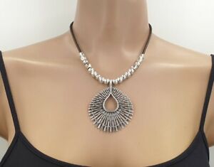【送料無料】ジュエリー・アクセサリー カラーデクエロザマクボホデヨーコンティゴcollar de cuero y zamak boho de yo contigo 50 3